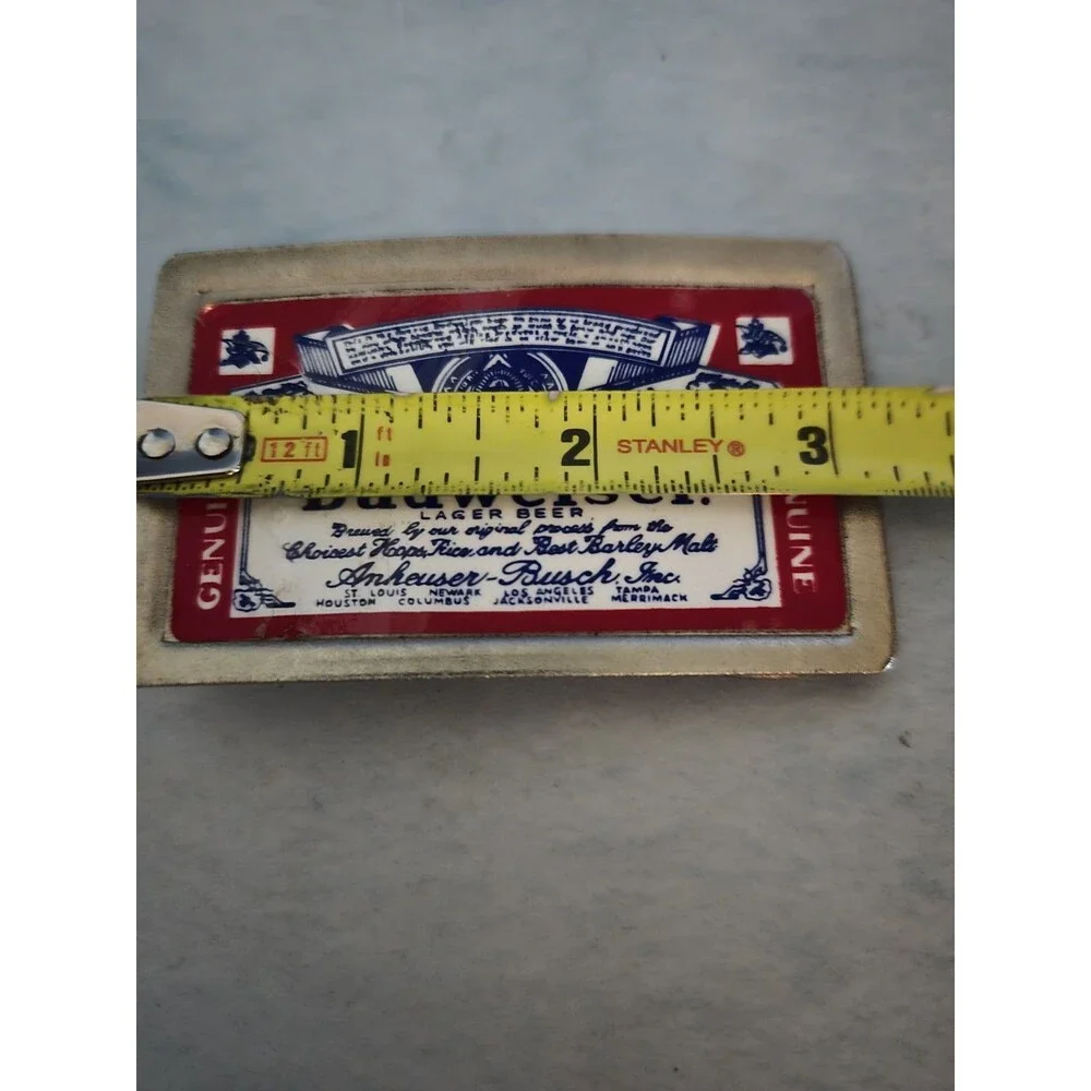 Vtg. Budweiser Belt Buckle (O-17)
